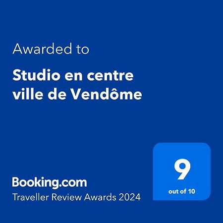 Studio en centre ville de Vendôme Esterno foto
